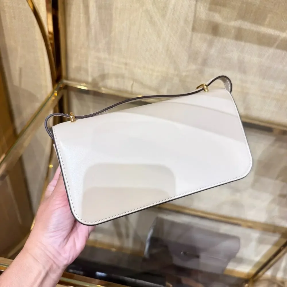 Tory Burch SMALL ELEANOR RECTANGULAR BAG 158734 $550 New Cream - Picture 4 of 9